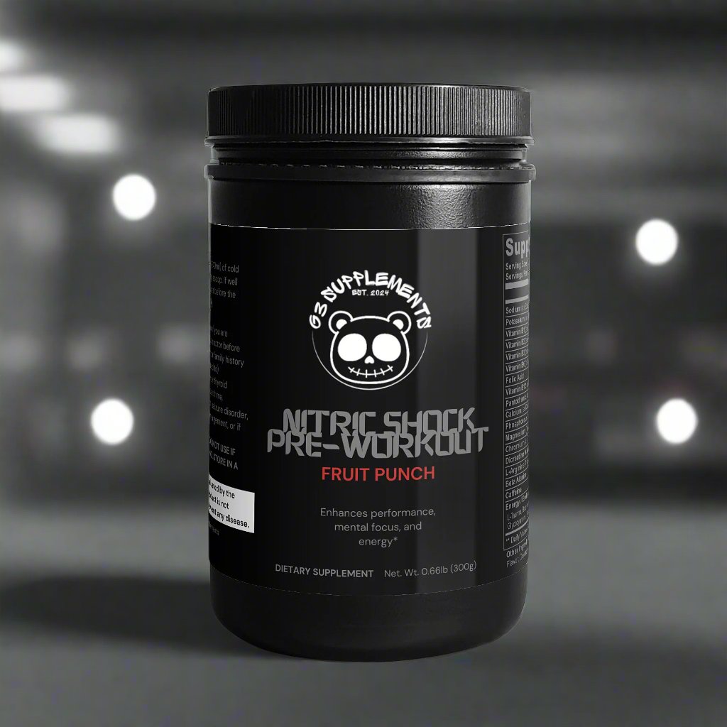 G3 Nitric Shock Pre-Workout Powder (Fruit Punch)